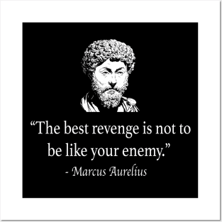 Marcus Aurelius Quote On Revenge Posters and Art